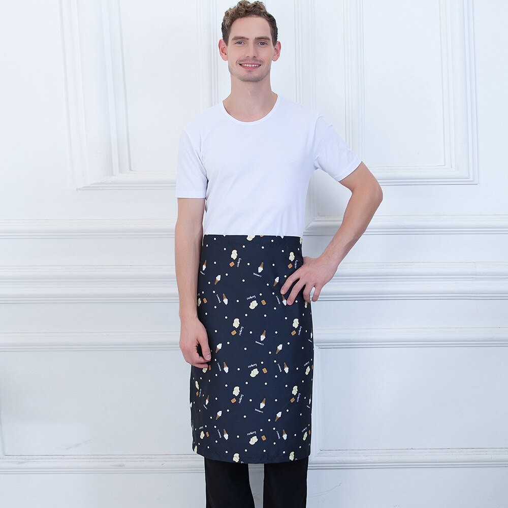 Half Apron Food Service Restaurant Catering Cafe Bakery Chef Waiter Kitchen Cooking Cleaning Home Work Wear Uniform: Men3