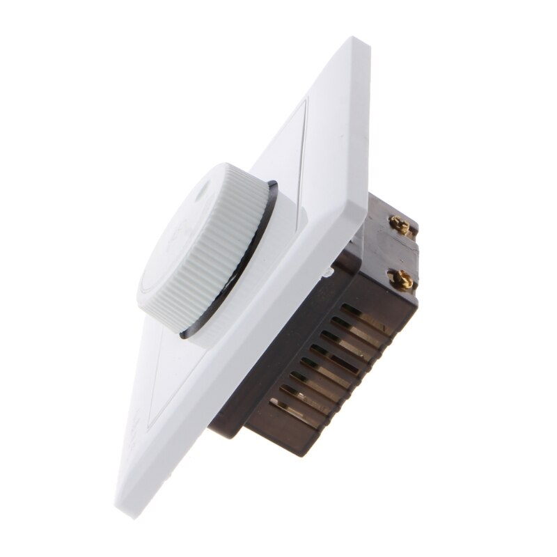 Interruptor de Control de velocidad para ventilador de techo, regulador de intensidad con botón de pared, ajuste de 220V y 200W