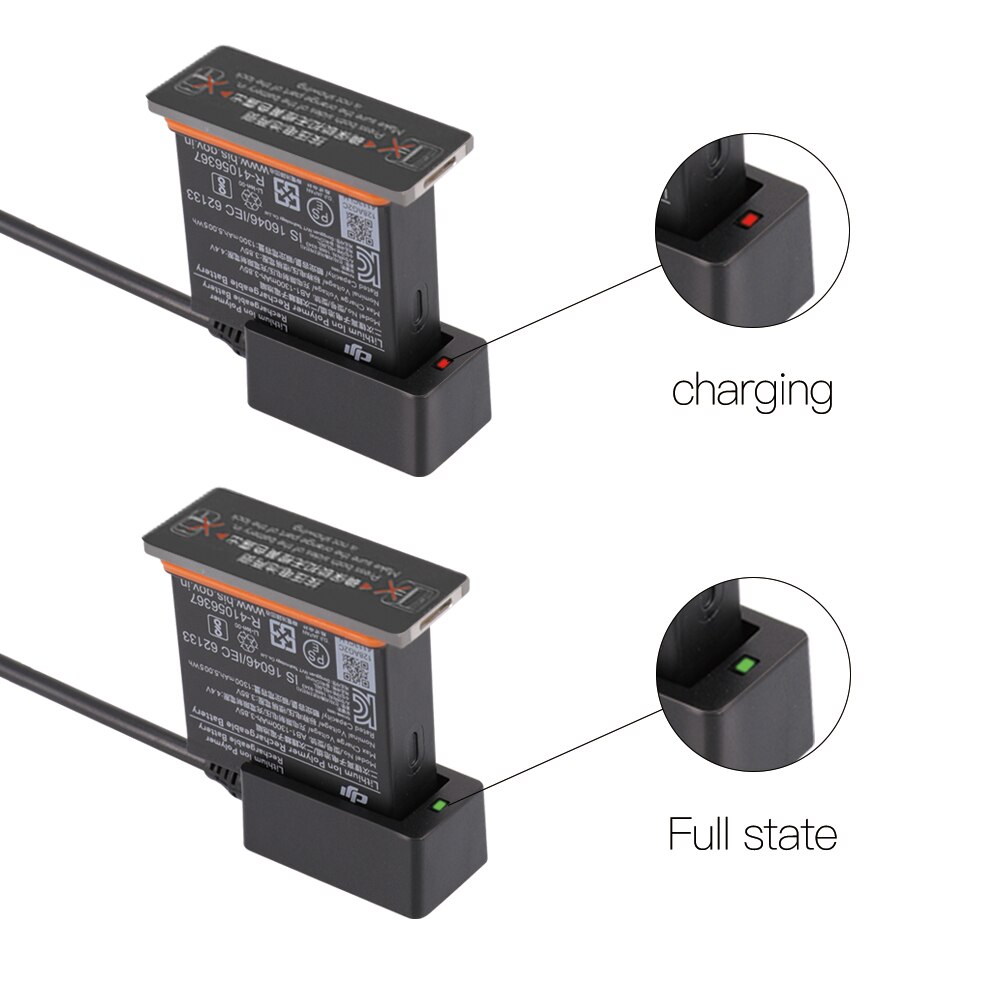 Usb Schnelle Ladegerät Tragbare Einzigen Kopf Ladekabel für DJI Osmo Aktion Zubehör