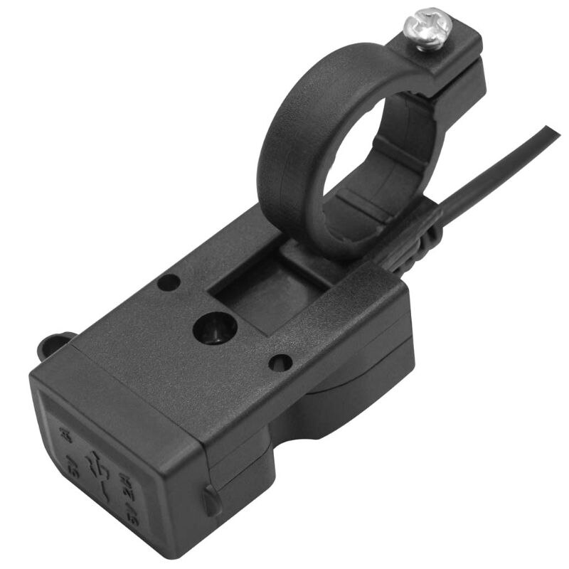 Wasserdichtes 12v-24v -in-1-motorrad-lenkerspiegel-netzteil mit ein-/ausschalter und dual-usb-ladeadapter