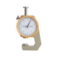 Tykkelsesmåler tester skive metal sølv gul håndværk bredde måling mikrometer analyse værktøj leathercraft læder