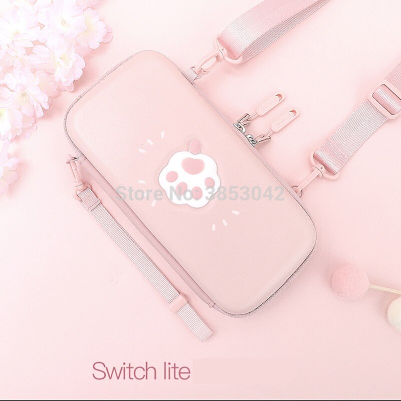 Funda rígida portátil para Nintendo Switch Lite, bolsa de almacenamiento para consola NS, accesorios de juego: Pink switch lite