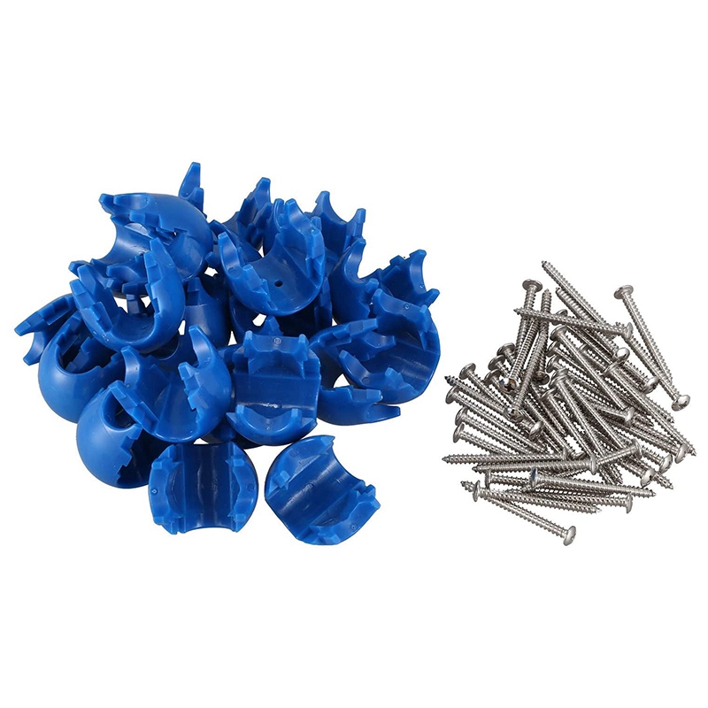 20 Stuks Klimtouw Netto 12 Mm Plastic Connector Netto Gesp Klimmen Accessoires Voor Outdoor Schommel Klimtouw Onderdelen