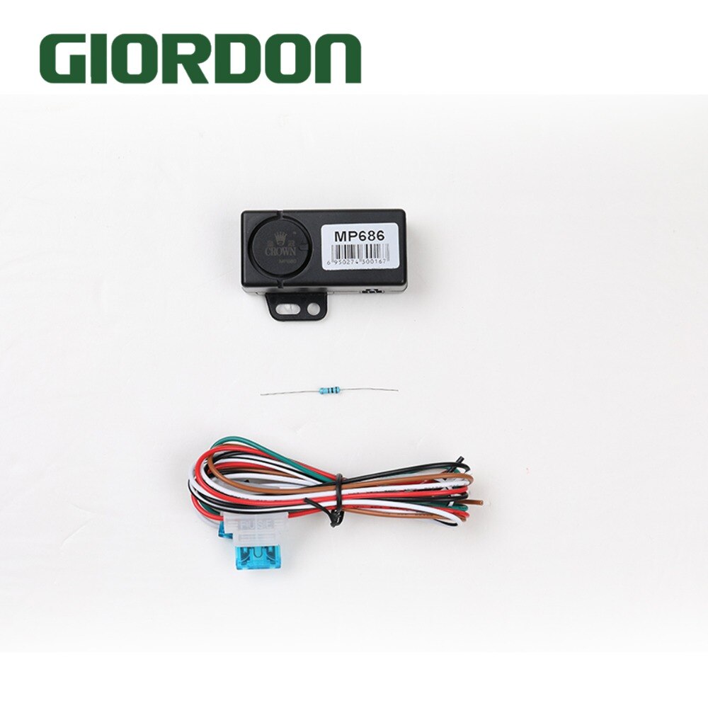 Smartphone système d'alarme voiture | compatible avec le téléphone ios et android, système de démarrage du moteur de la voiture, clé intelligente PKE voiture 686A