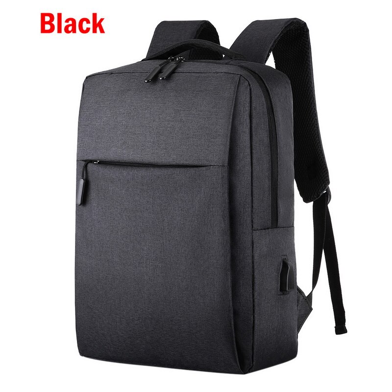 ordinateur portable Usb sac à dos sac d'école sac à dos Anti-vol hommes sac à dos voyage sacs à dos mâle loisirs sac à dos Mochila: black