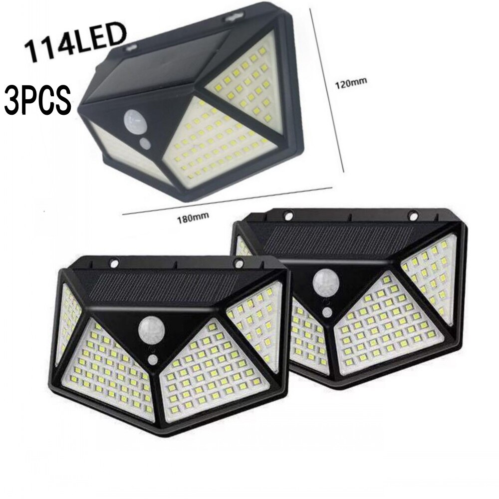 Vierzijdig Menselijk Lichaam Inductie Solar Power Light Waterdichte Outdoor Yard Lamps3 Modi 120 Graden Motion Sensor Hoek Muur lamp: Blauw