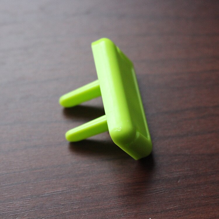 Kinderen Veilig Levert Anti-Elektrische Schok Power Bescherming Socket Veilig Cover Kinderen Socket Beschermkap: 2 Phase Green