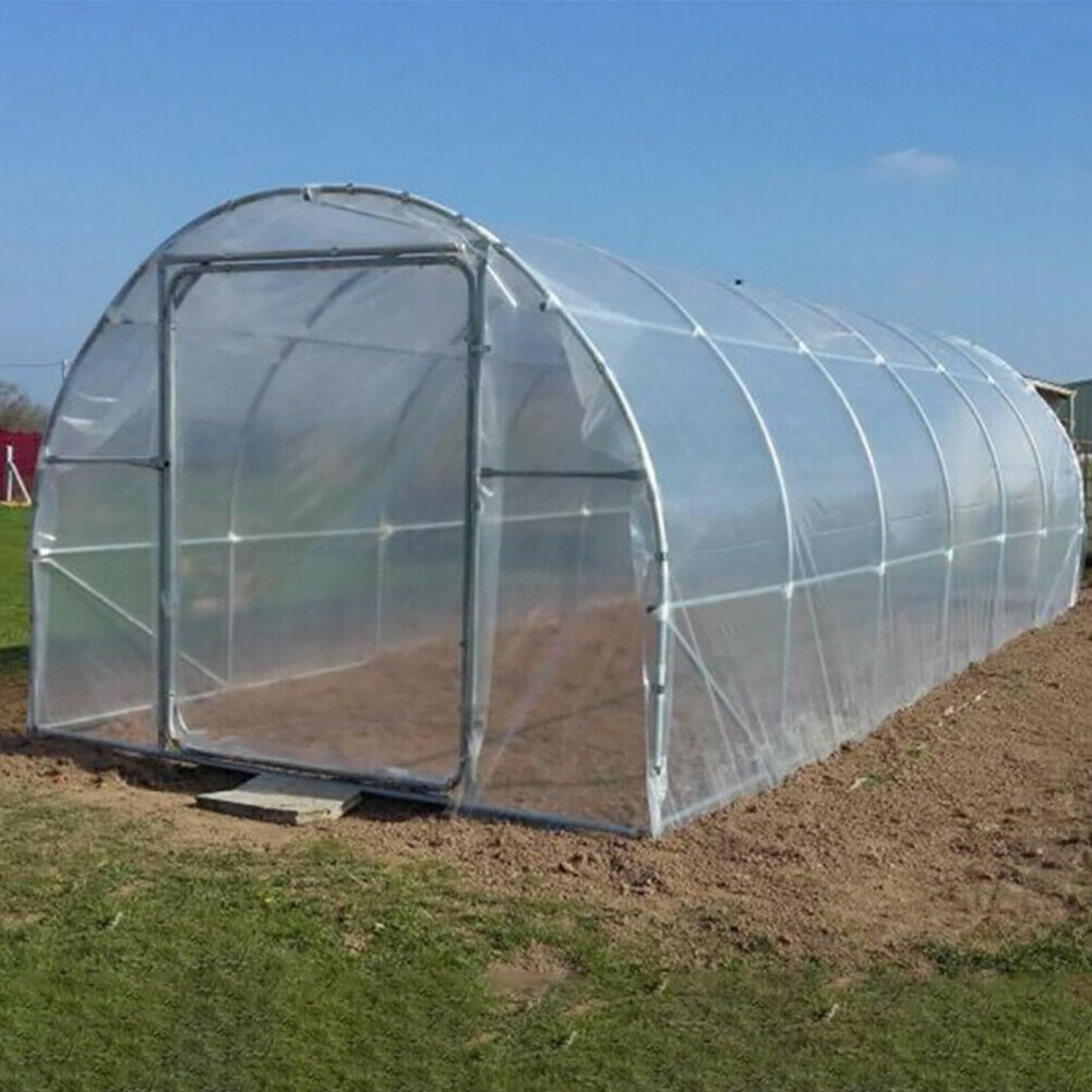15m gennemsigtig vegetabilsk drivhus landbrugsdyrkning plastikfilm vandtæt anti-uv havearbejde beskytte planter