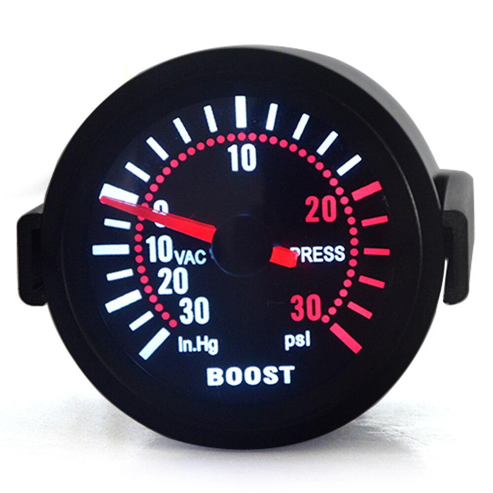 2 "52mm Turbo Boost Gauge 1-30 PSI Car Smoke Len With Adjustable Auto Turbo Boost Controller Kit