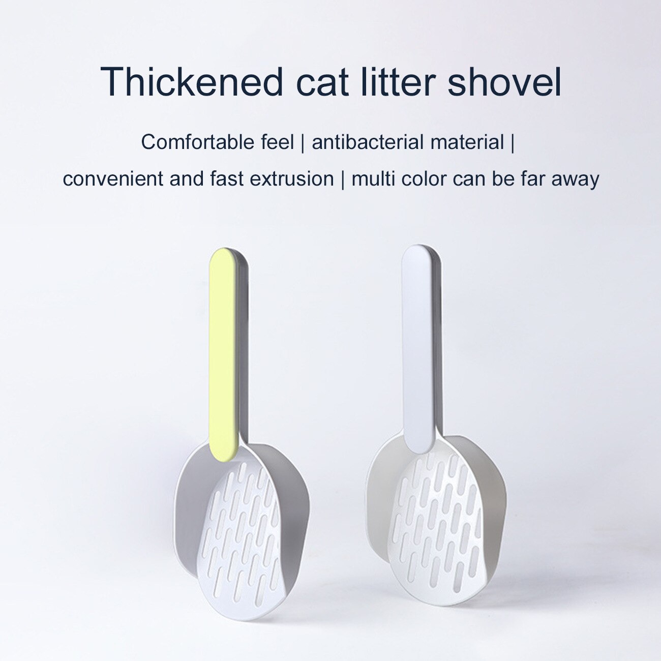 Huisdier Kattenbakvulling Scoop Filter Kattenbakvulling Kat Stront Schoonmaken Tool Dubbele Kleur Abs Kat Stront Schop