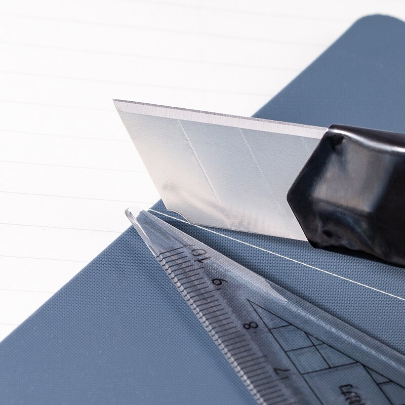 Deli Utility Mes Cutter SK5 Blades Vervanging High-Carbon Staal Blade 18Mm Kantoor School Outdoor Benodigdheden 10 Stks/doos