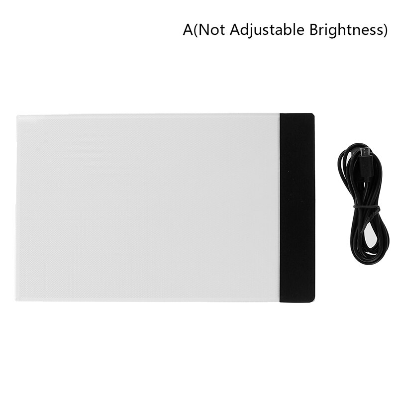 A5 Led Art Stencil Board Light Box Usb Tracing Tekening Tafel Verstelbare Pad: A