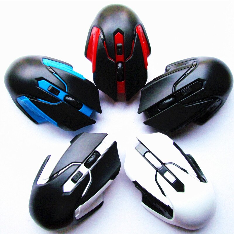 Draadloze 2.4GHz Optische Muis Professionele 6 Knop Gaming Draadloze Muizen voor PC Gaming Laptops Computer Muis Gamer Muis