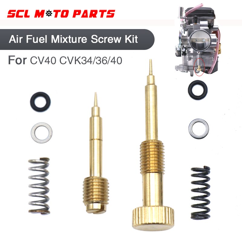 Alconstar-per Keihin CV40 CVK34/36/40 viti di regolazione aria carburatore miscela minimo rapporto carburante vite di regolazione