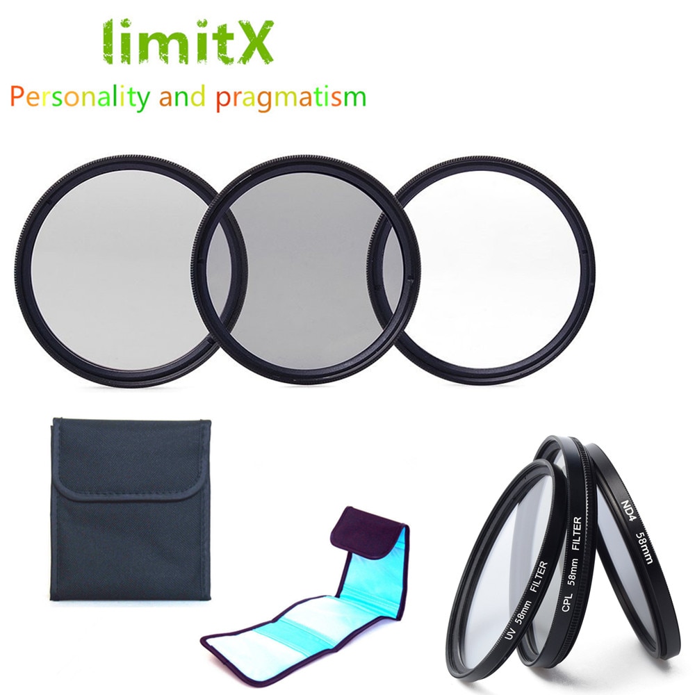 Accesorios 37mm UV CPL ND4 filtro y caso Kit para Olympus E-PL5 E-PL3 E-PM2 E-PM1 14-42mm / E-P3 con M Zuiko 14-42mm o 17mm