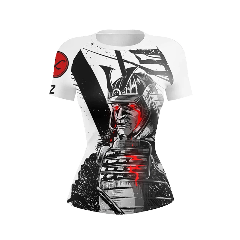 Camiseta de compresión Rashguard para mujer, anime de película, gimnasio, culturismo, yoga, delgada, serrée, Y-dehors, boxe, MMA: XXL / Rosa