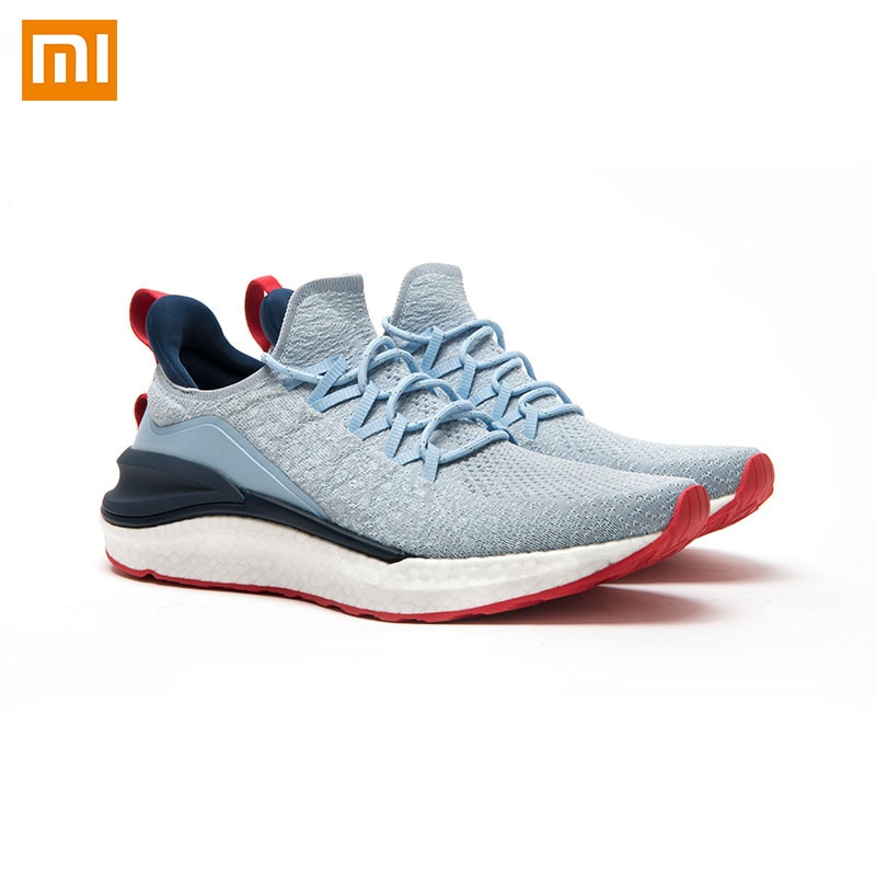 Xiaomi Mijia Shoes 4 Sneakers Lightweight Running Comfortable Breathable 4D Fly Woven Upper Reflective Logo Washable for Men