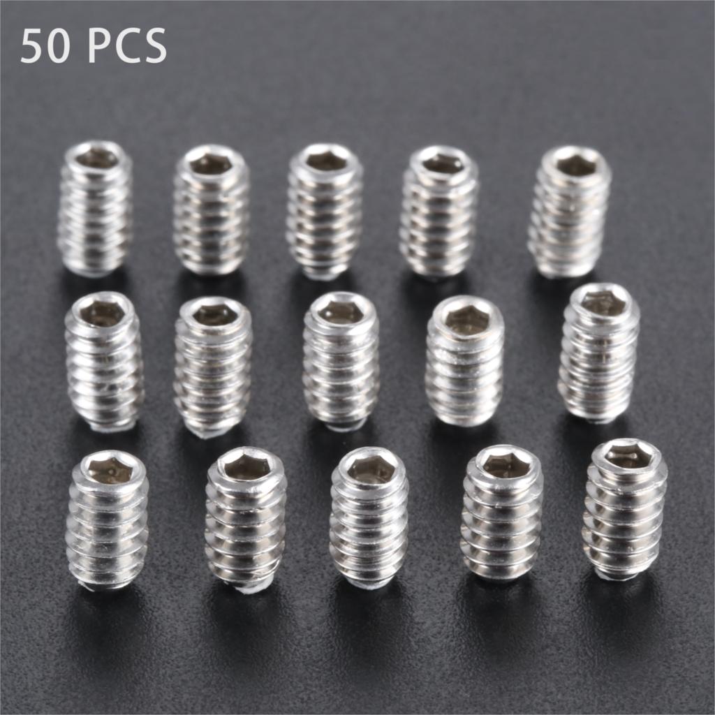 9mm/12mm 50 stk rustfrit stål surfbrætter finne skruer strippet surfbræt longboard finner propper ror skrue surfing tilbehør
