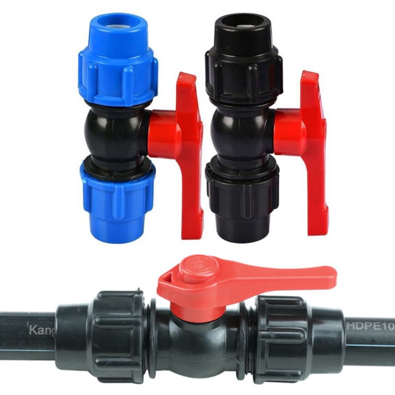 PE pipe pipe quick valve connector 22/27/35mmPE pipe ball valve fitting is suitable for courtyard farmland irrigation