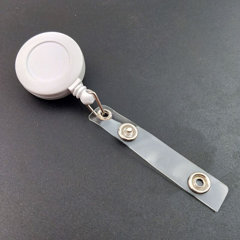 1 stykke top genoprettelig sygeplejerske badge holder blomster studerende id-kort navneskilt holder klip nøgleringe: 7