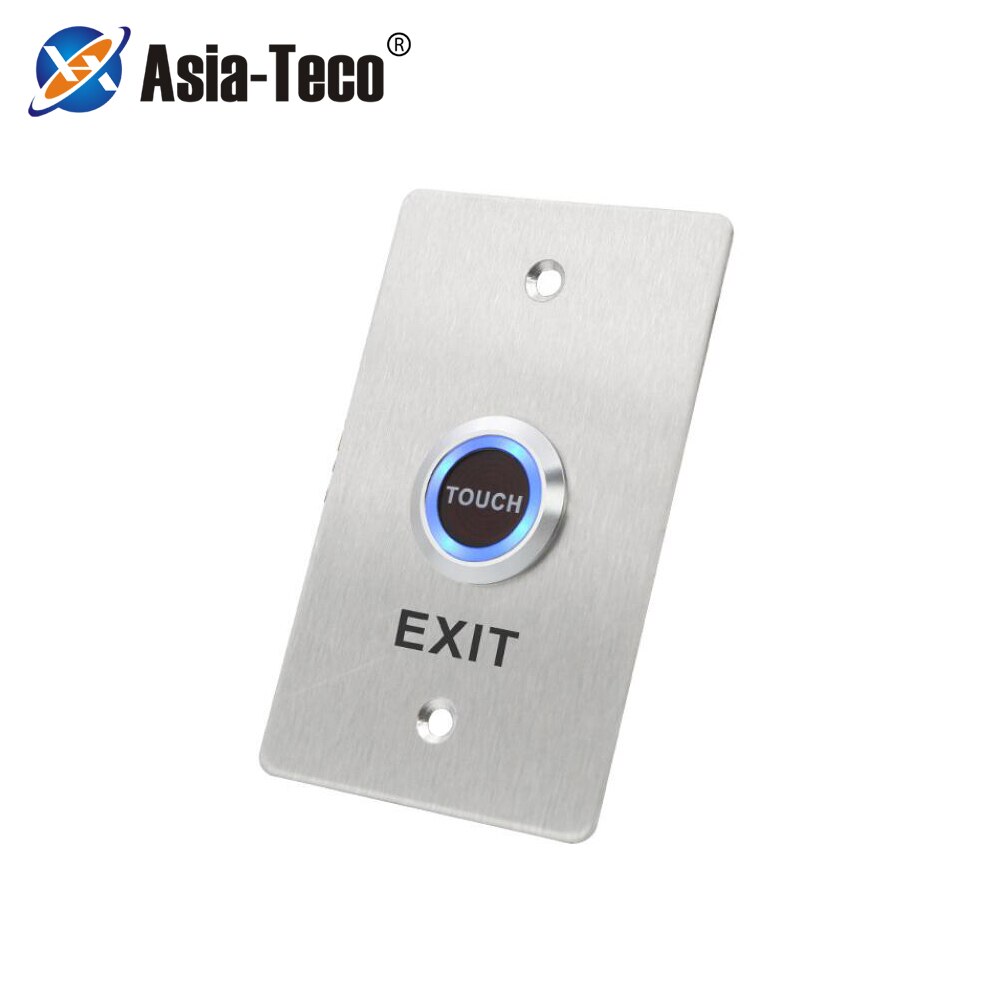 Bouton-poussoir de sonnette de porte en acier inoxydable, panneau tactile pour contrôle d&#39;accès, bouton fin de sortie