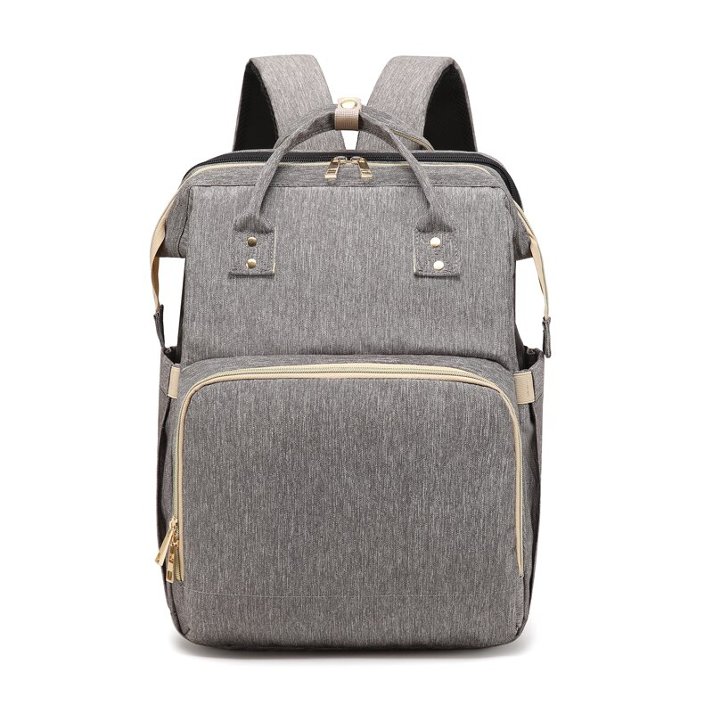 Bleie babyposer med seng mamma bag vanntett nylon barsel bleie mamma ryggsekk baby pleie stelleveske til babypleie: A8