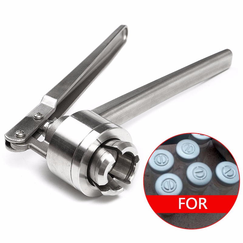 Stainless Steel Manual Vial Crimper Hand Sealing Machine for Crimping 20Mm Flip Off Caps for Aluminum: A