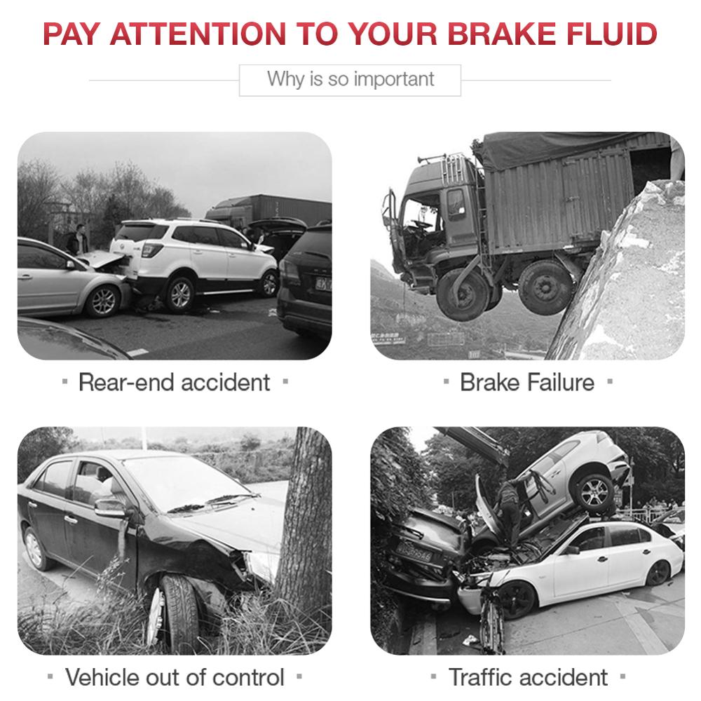 Universal Brake Fluid Tester pen LED Display for DOT3/DOT4/DOT5.1 brake fluid tester Accurate brake Oil Check Pen Auto