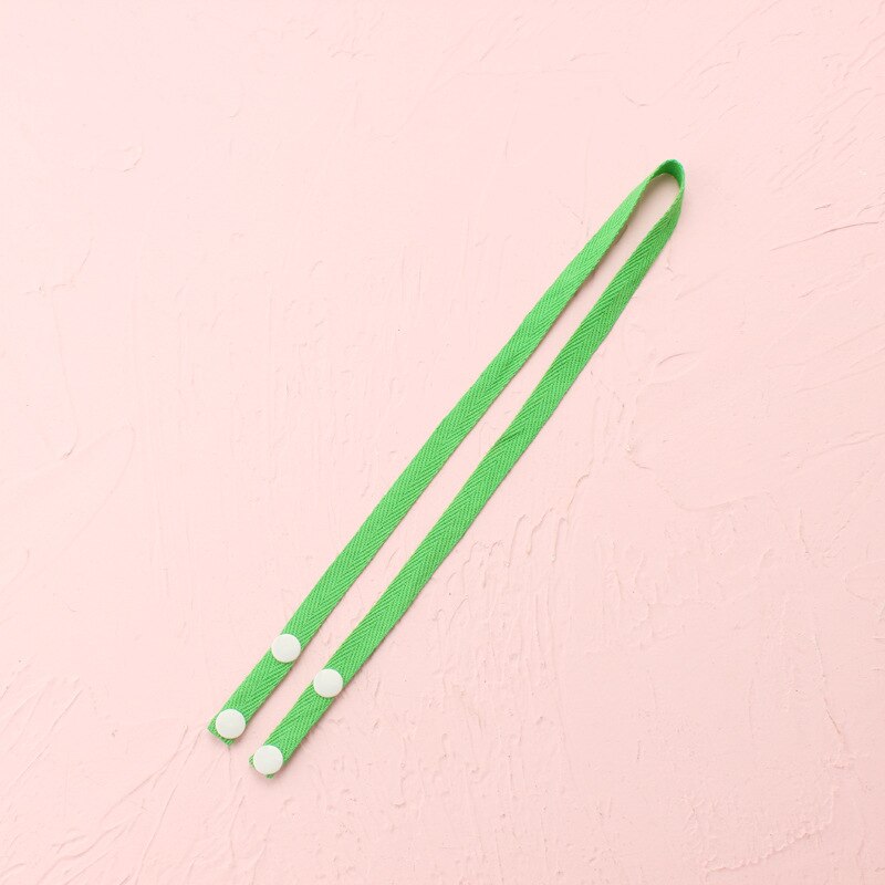 Cuerda colgante para mascarilla, cordón de Color sólido para máscara facial, soporte de cadena sin huellas para colgar en la oreja, para exteriores, para niños y adultos: 05