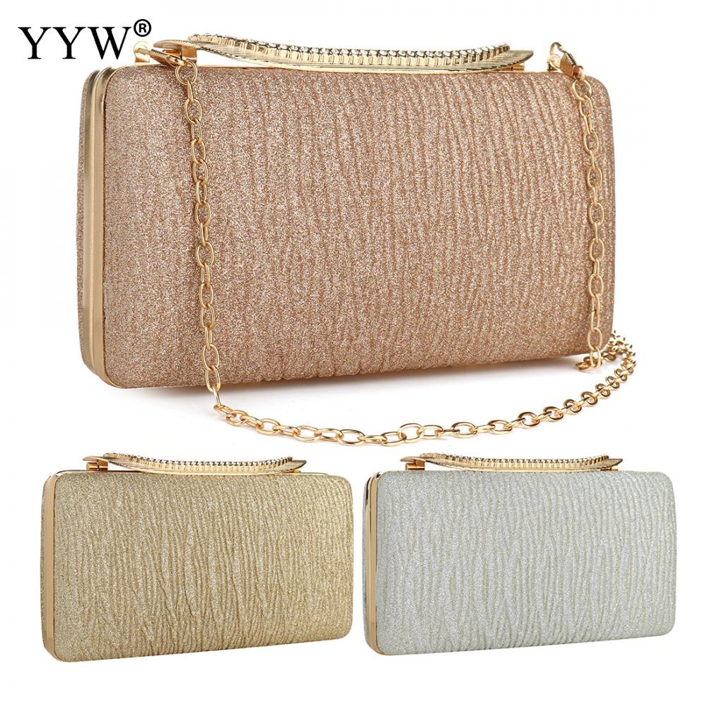 PU Leather Chain Shoulder Bags Simple Small Square Bag Women's Handbag Evening Party Bags Girls