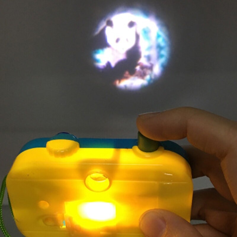 Animal Projection Mini Camera Toy with Light Cartoon LED Flashing Educational Toy Kid baby Children Birthday