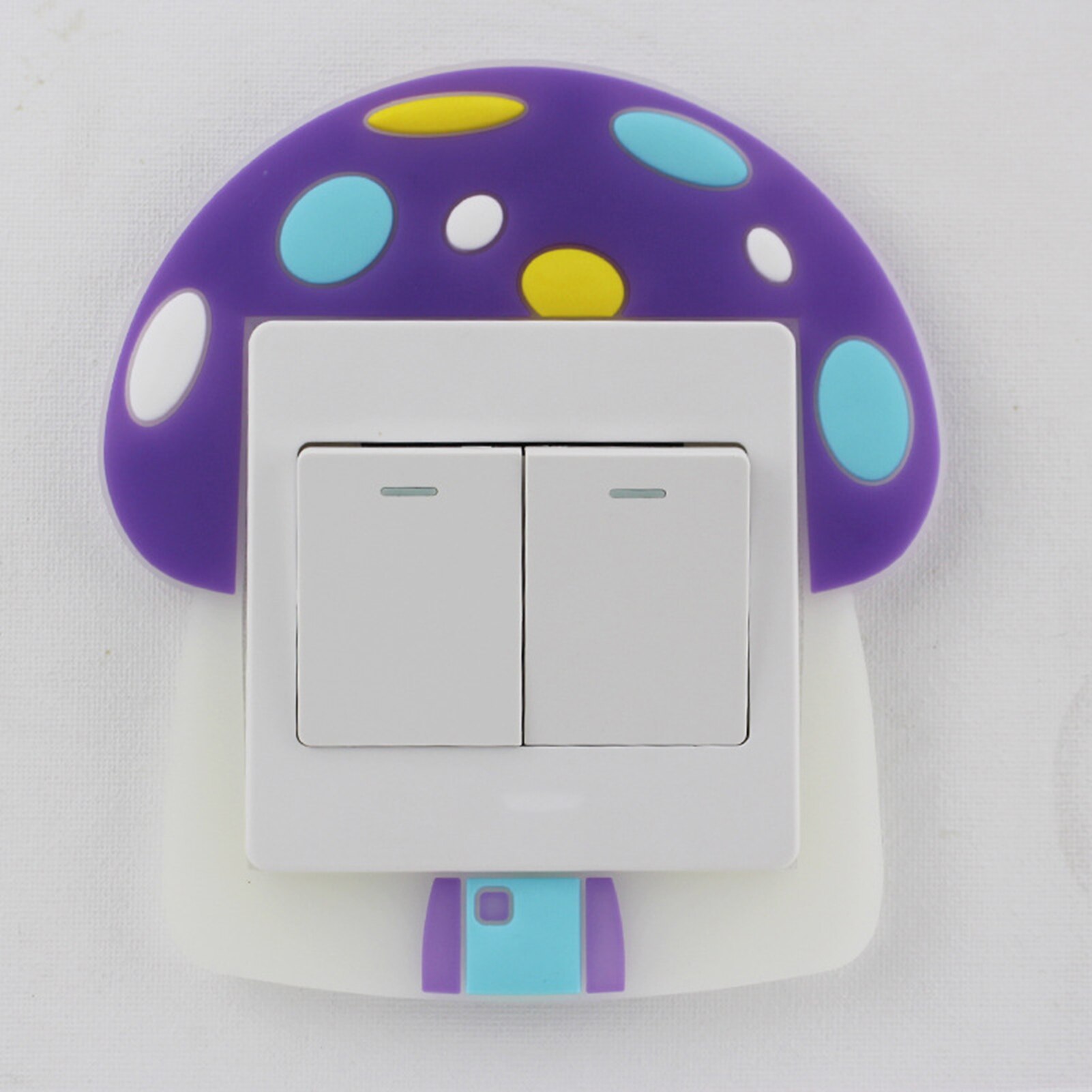Cartoon Animal Switch Cover Decor 3D Wall Sticker Home Cartoon Soft Luminous Silicone Wall Switch Sticker Bedroom Socket Cover