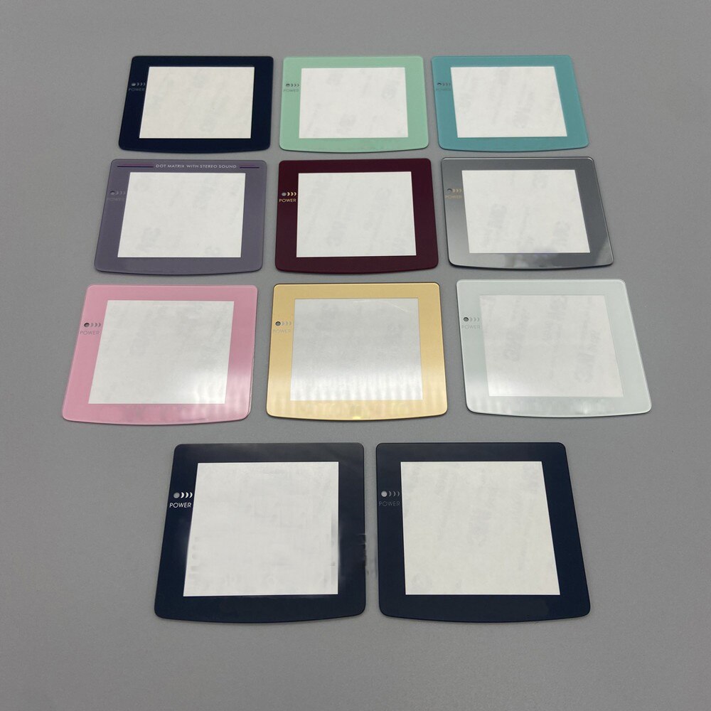 Lentille en verre de pour écran LCD IPS 2.6 pouces GBC, coque de maison découpée