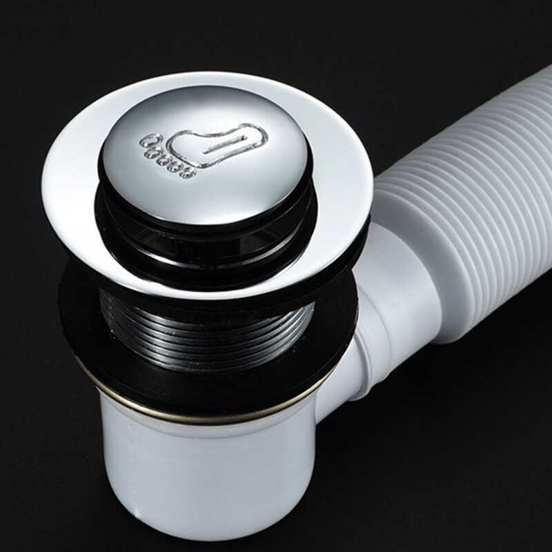 Bathroom Bathtub Brass Bath Filter Waste Finished Drainer Drain Shower Room Basin Sink Waste Drain Pipe