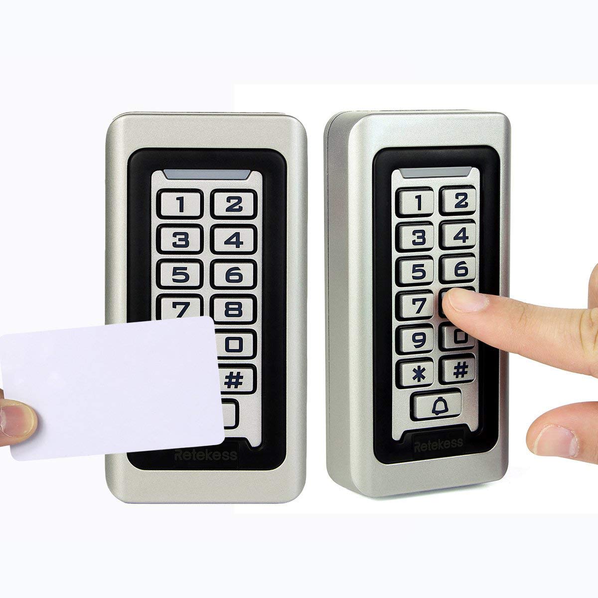 OTPS standalone waterproof 125khz rfid access control metal password keypad door system access controller