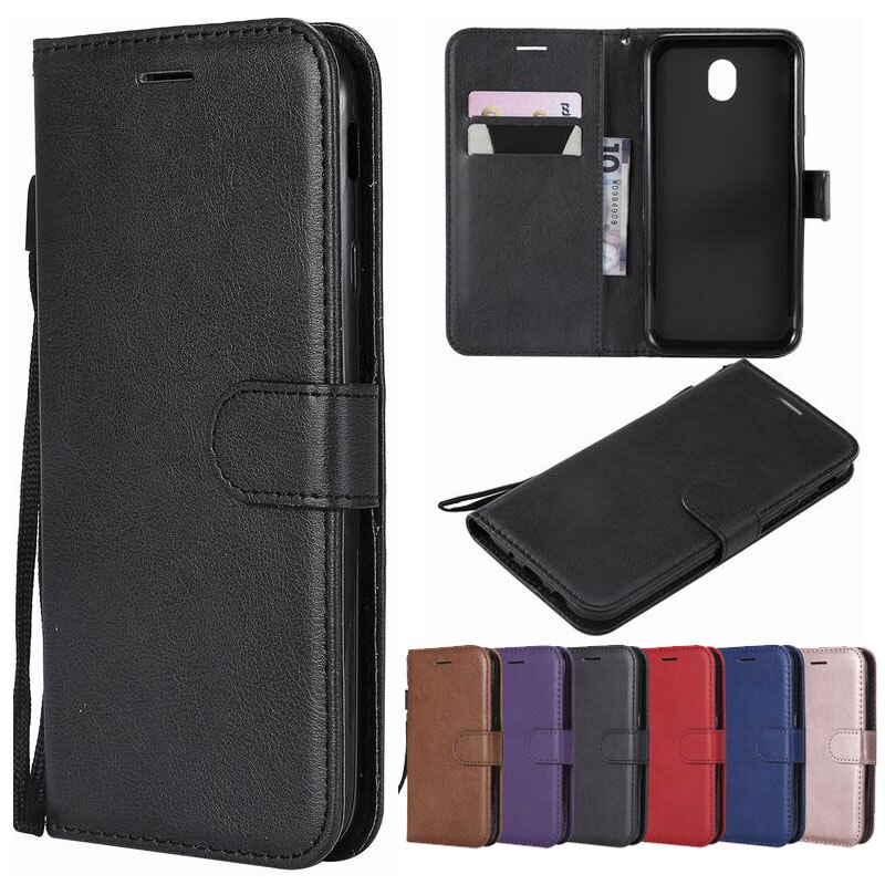 fallen Für Samsung Galaxis J7 J730F fallen Leder PU Brieftasche Silikon Zurück Abdeckung Für Samsung J7 J730 Abdeckung coque EU Ausführung