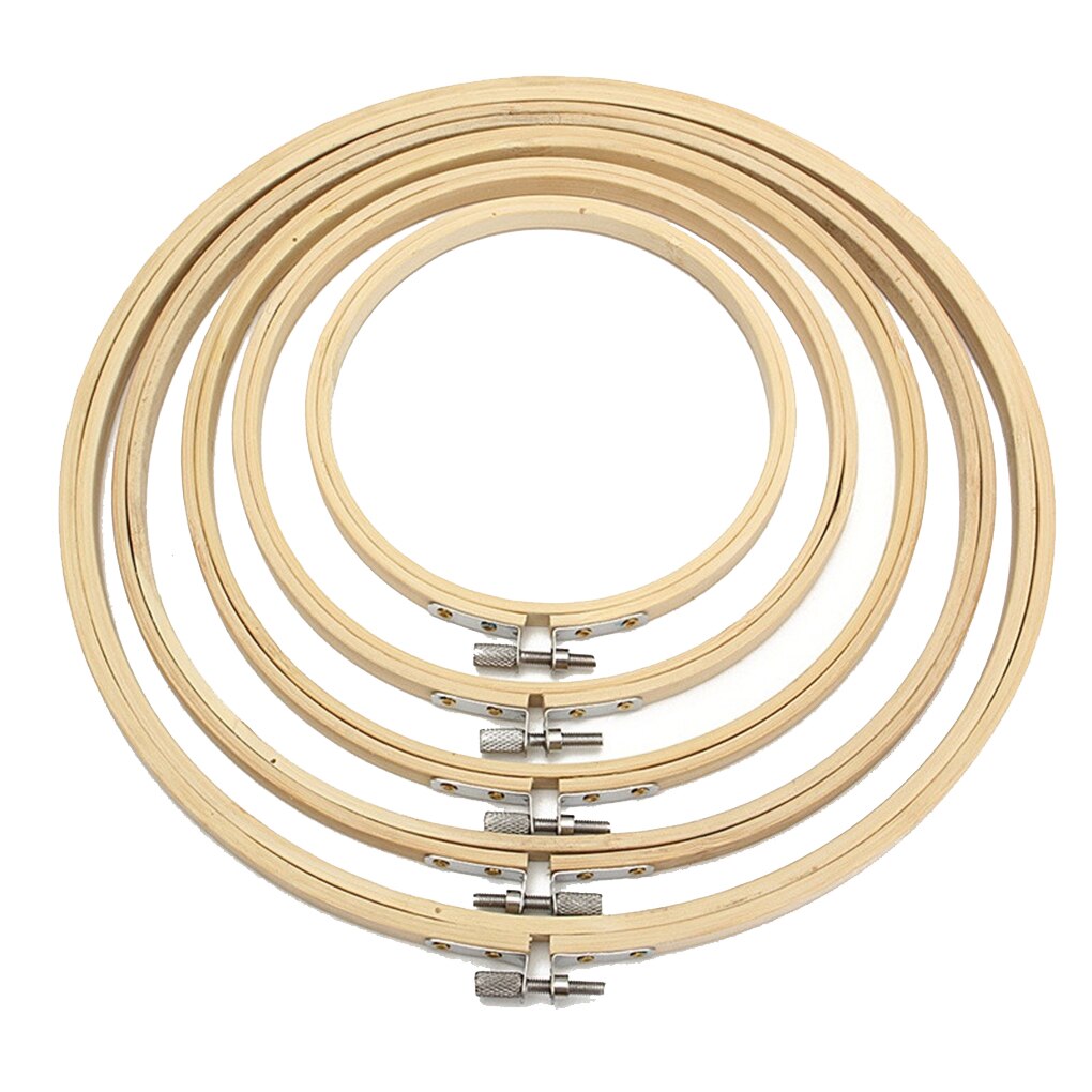 1 Stuks 13/17/20/23/26Cm Borduurwerk Kruissteek Houten Frame Hoepel Cirkel borduurwerk Schuur Diy Hand Craft Naaien Needwork Tool