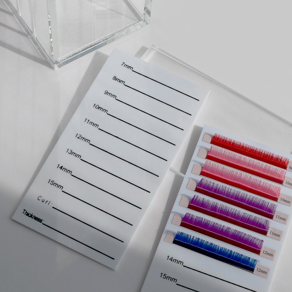GLAMLASH false eyelash extension display stand acrylic 5 Layers Pallet Lash display Holder eyelashes Storage Box container