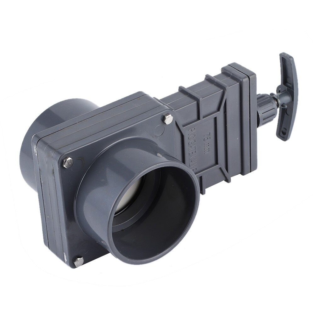 75mm RV Dump Valve Manual Drain Sewer Waste Valve Outdoor Home Accessories for Van Caravan Drain Waste Valve