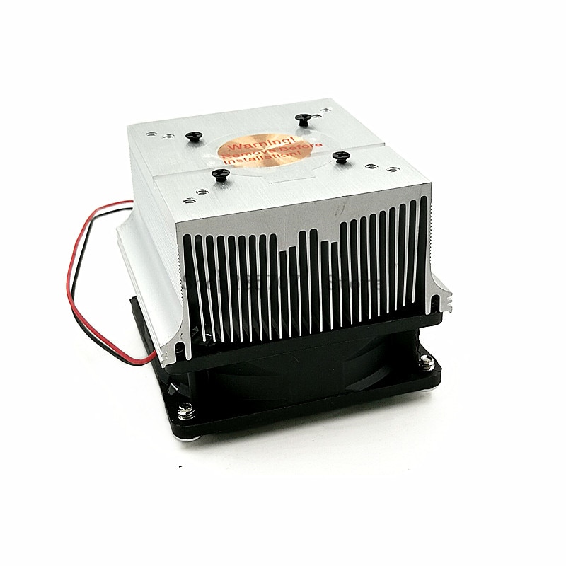 LED Heatsink Cooling Radiator 60 90 120 Degrees Lens + Reflector Bracket + Fans For High Power 20W 30W 50W 100W LED chip