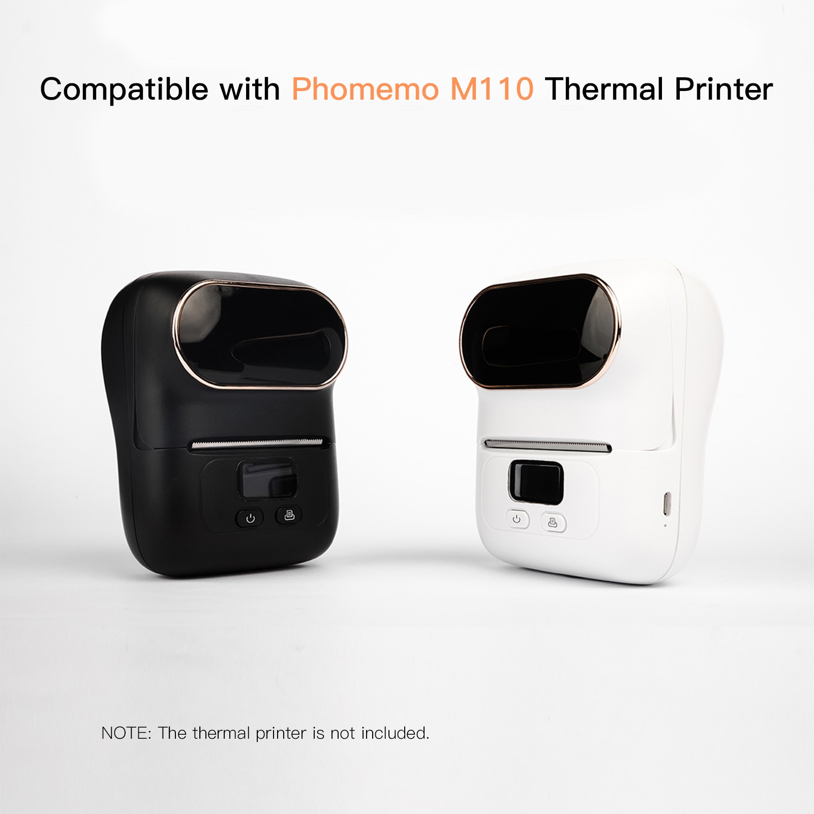 Label Papier Thermisch Papier 25*30Mm + 40Mm 100Sheets/Roll Compatibel Met Phomemo M110 thermische Printers