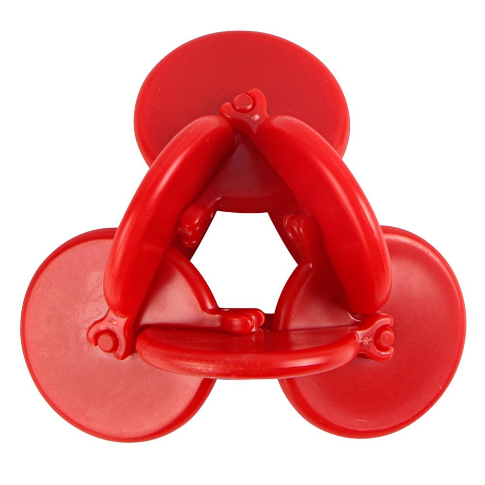 Jouet circulaire torsadé pour soulager l'anxiété, gadgets innovants pour enfants adultes, soulagement de l'éducation, décompression: Red