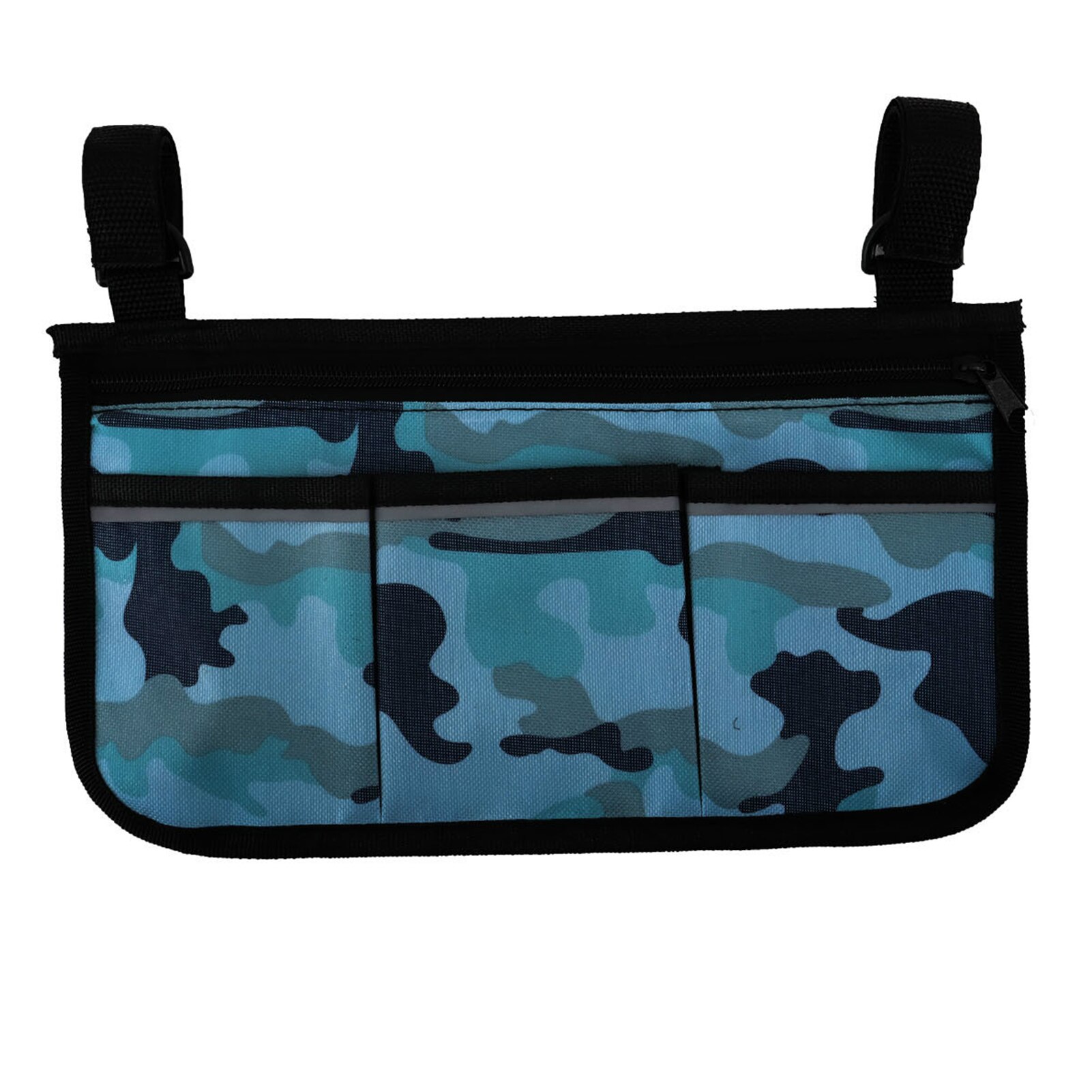 Rollstuhl Tasche mit Taschen Reflektierende Streifen Armlehne Seite Taschen Elektrische Rollstuhl Mobilität Rolle gehen Rahmen Lagerung Beutel: Typ 5