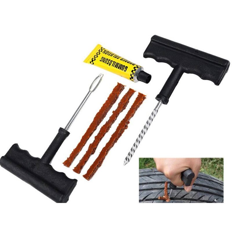 12V Portable Air Compressor Wheel 260Psi Tyre Inflator Pump Car Auxiliary Tools Tire Inflation Pump With Tire Repair Tool