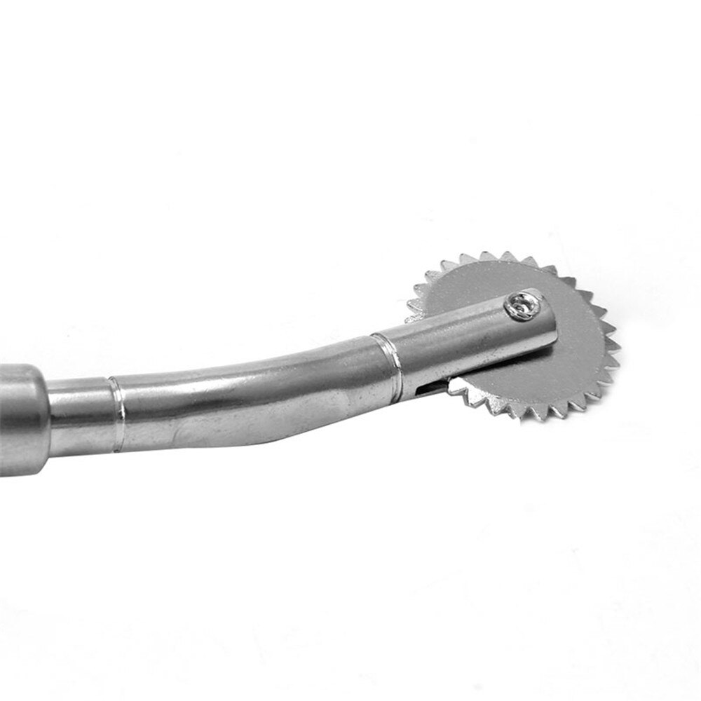 Needle Point Tracing Wheel with Wood Handle, 4mm Leather Paper Cloth Sewing tracing wheel Overstitch Wheel leather Tool