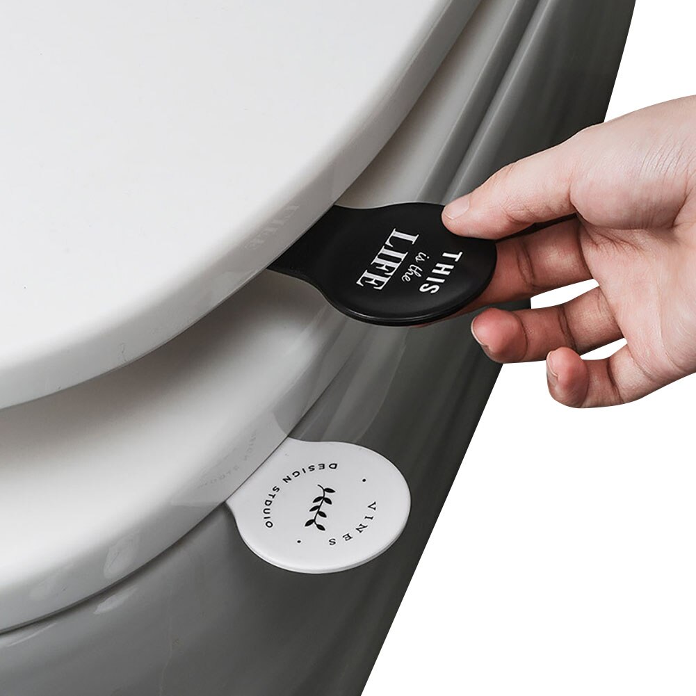 Aa Cartoon Leuke Wc Cover Handvat Sticker Lifting Apparaat Badkamer Wc Deksel Draagbare Sanitaire Handvat Badkamer Seat Accessoire