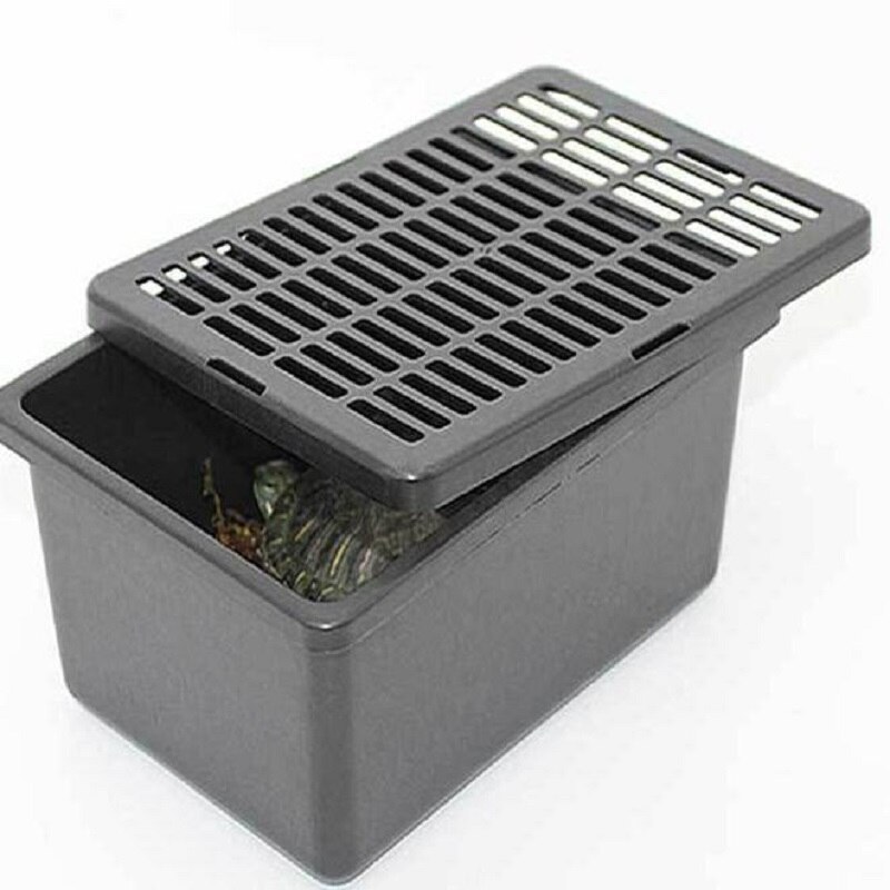 2 pieces / pack Reptile terrarium Plastic cover is not fragile reptile supplies Turtle hamster feeding box