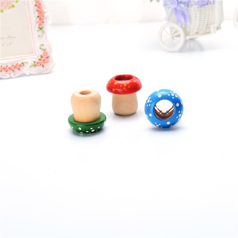 Houten Multi Randen Caleidoscoop Cartoon Bee Eye Effect Prisma Interessante Educatief Speelgoed Voor Kinderen Leren Verjaardagscadeautjes: Mushroom Shape