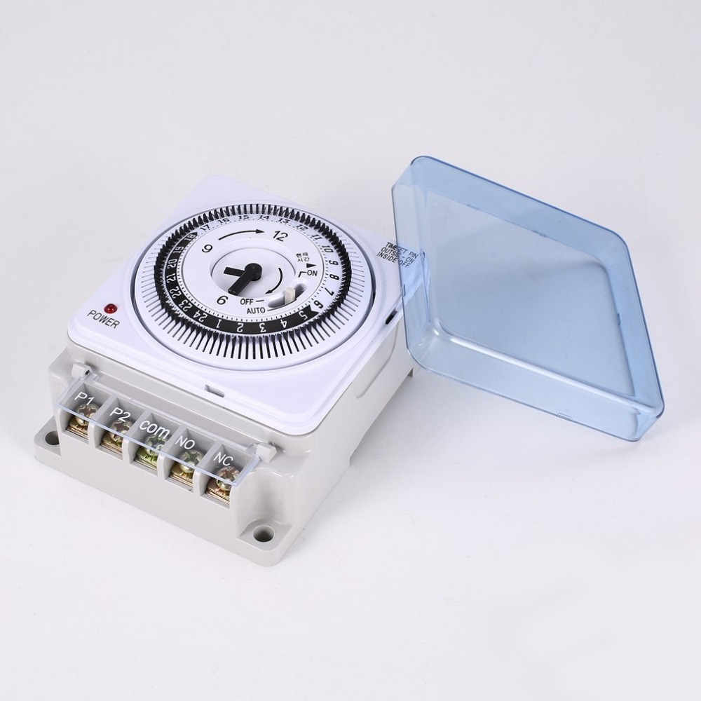 Mechanical Relay Timer 230V Time Counter Reminder 15min 24h Kitchen Countdown Energy Saving Controller Industrial Timing Switch