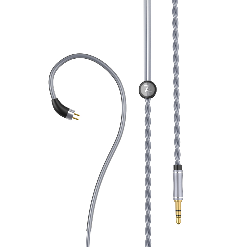 7hz g1 10mm driver dinâmico monitor intra-auricular fones de ouvido de alta fidelidade com cabo substituível de 2 pinos estável e confiável de 0.78mm: Azul
